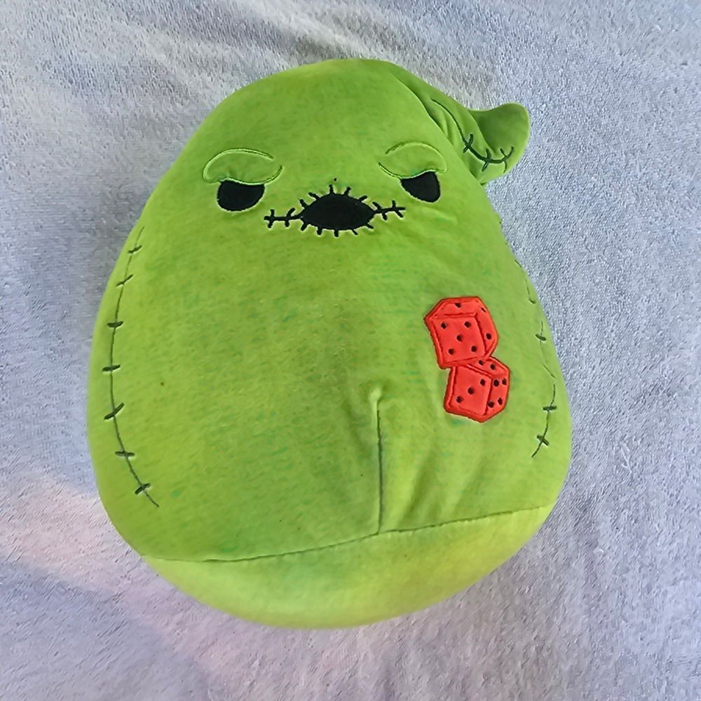Squishmallow Oogie Boogie Disney Nightmare Before Christmas Green Plush 8 Inch